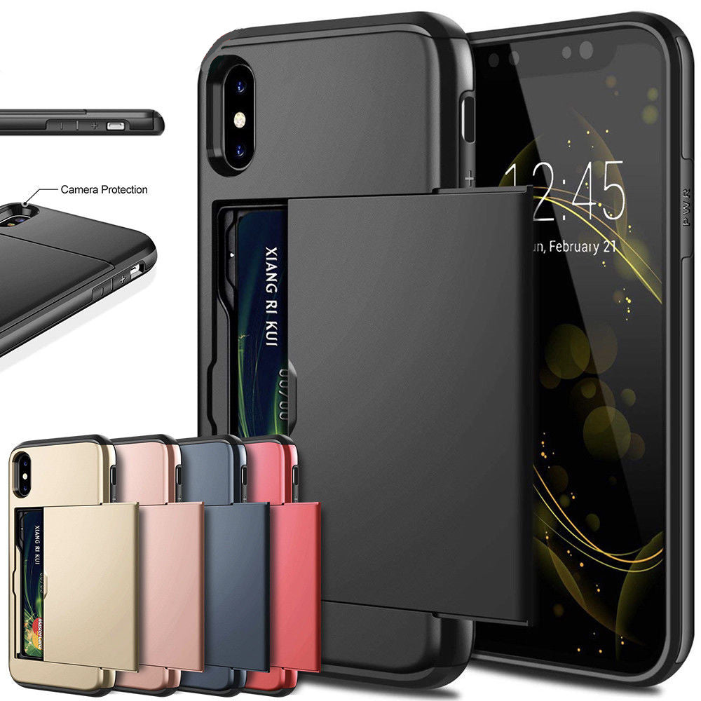 Mobile Phone Card Case - Dual Layer Protection