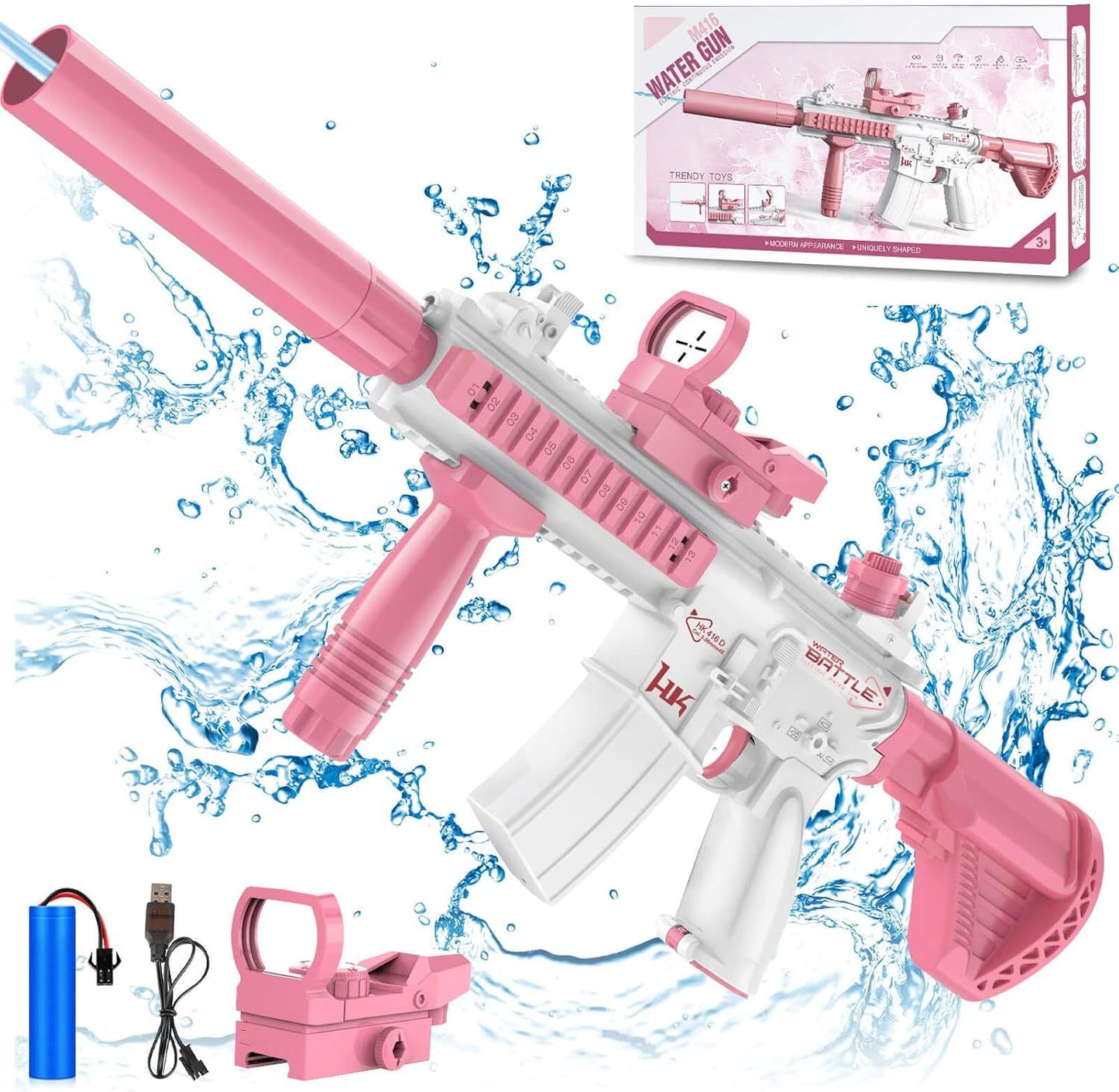 Children's electric water gun