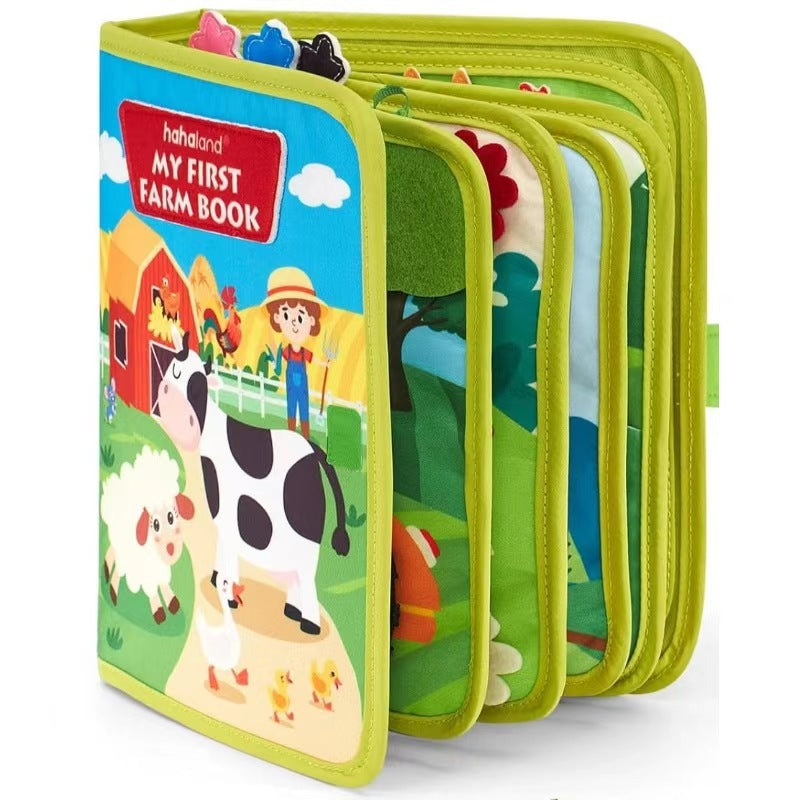 Interactive Felt Educational Cloth Book for Children