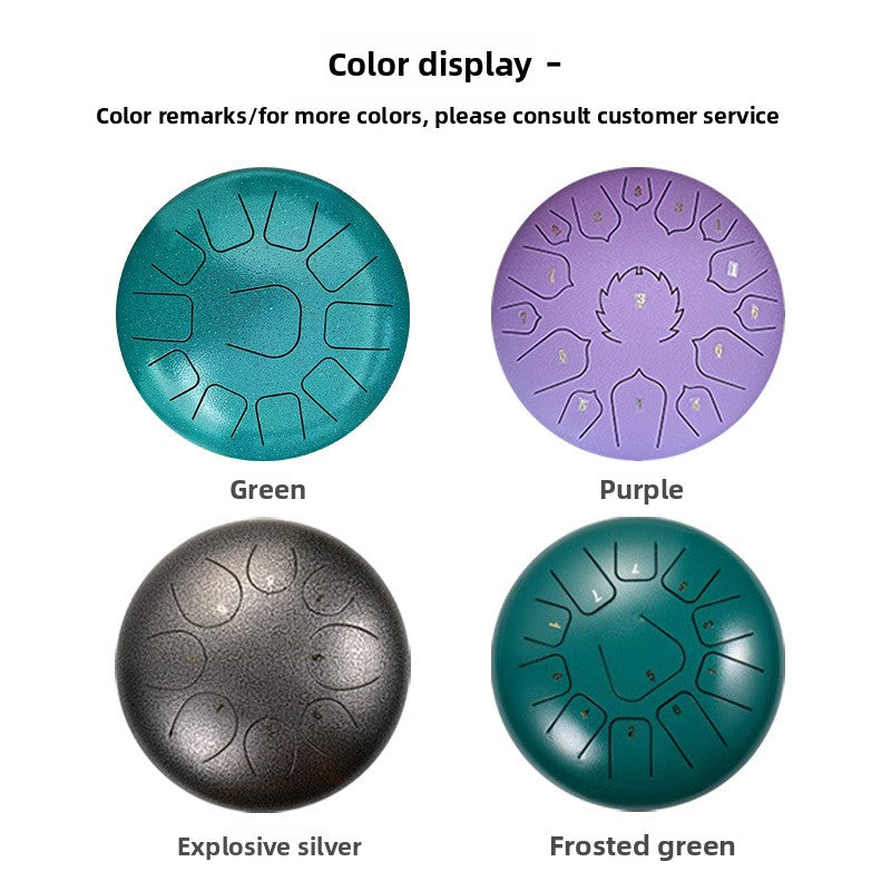 Professional Steel Tongue Drum with Hammer and Accessories