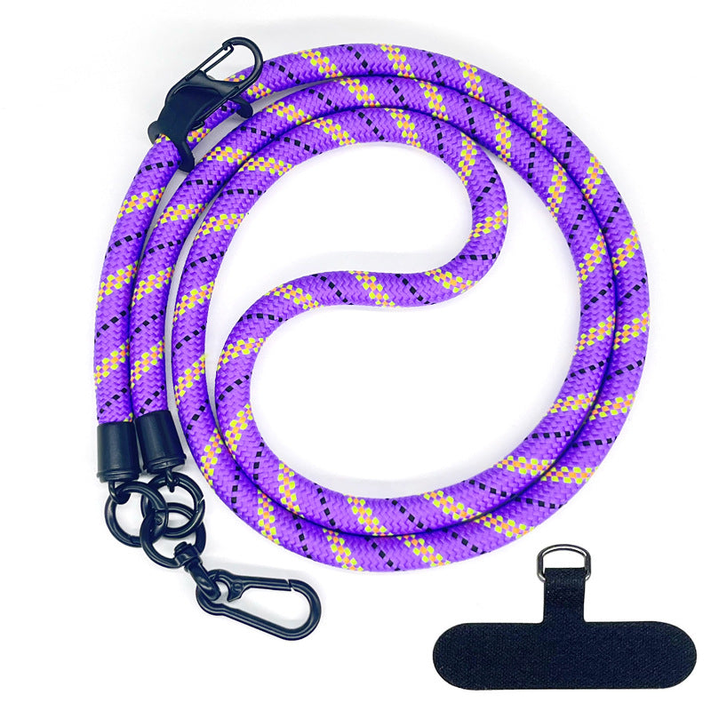 10MM Climbing Rope Mobile Phone Lanyard Gasket Adjustable Crossbody Mobile Phone Strap Camera Strap Rope Anti-lost Neck Rope