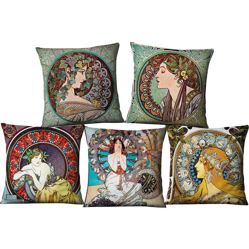 Linen pillow cushion cover