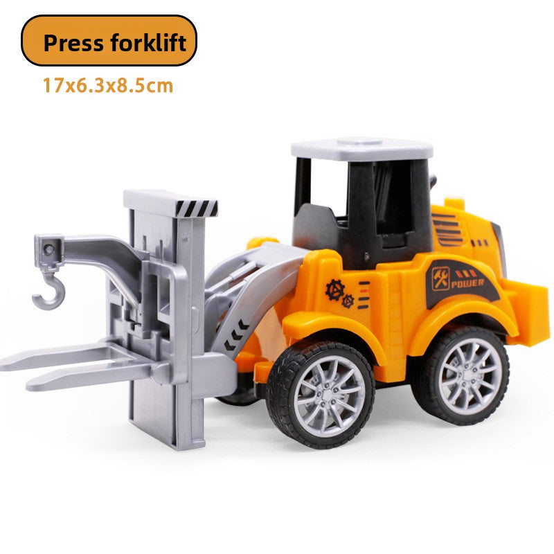 Toy car, excavator, inertial off-road vehicle