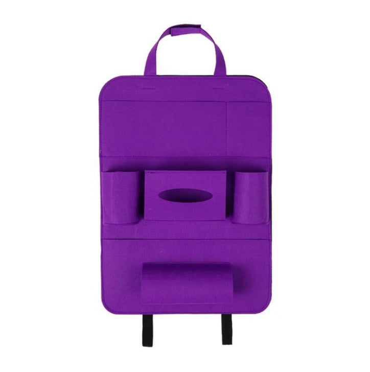 Premium Wool Felt Car Backseat Organizer