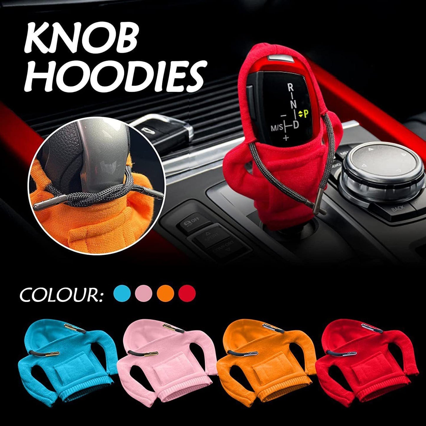 Premium Gear Shift Knob Hoodie Cover