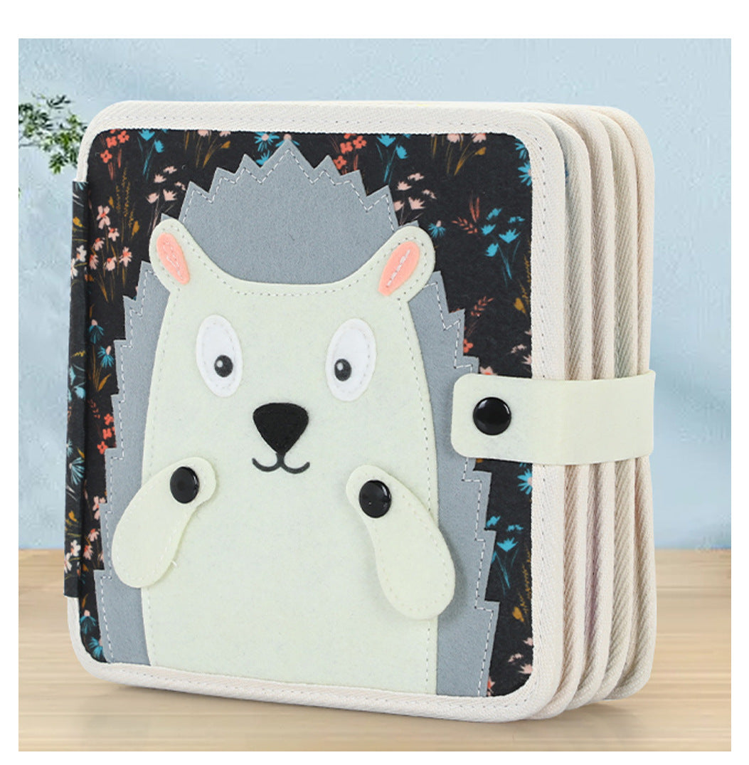 Interactive Felt Educational Cloth Book for Children