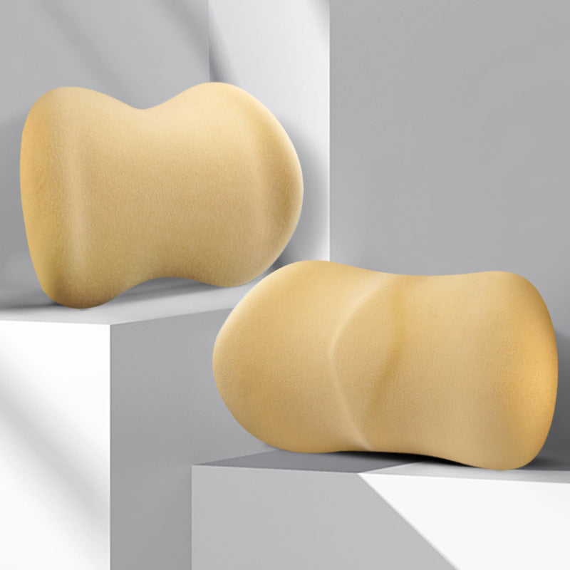Premium Car Headrest & Lumbar Support Pillow