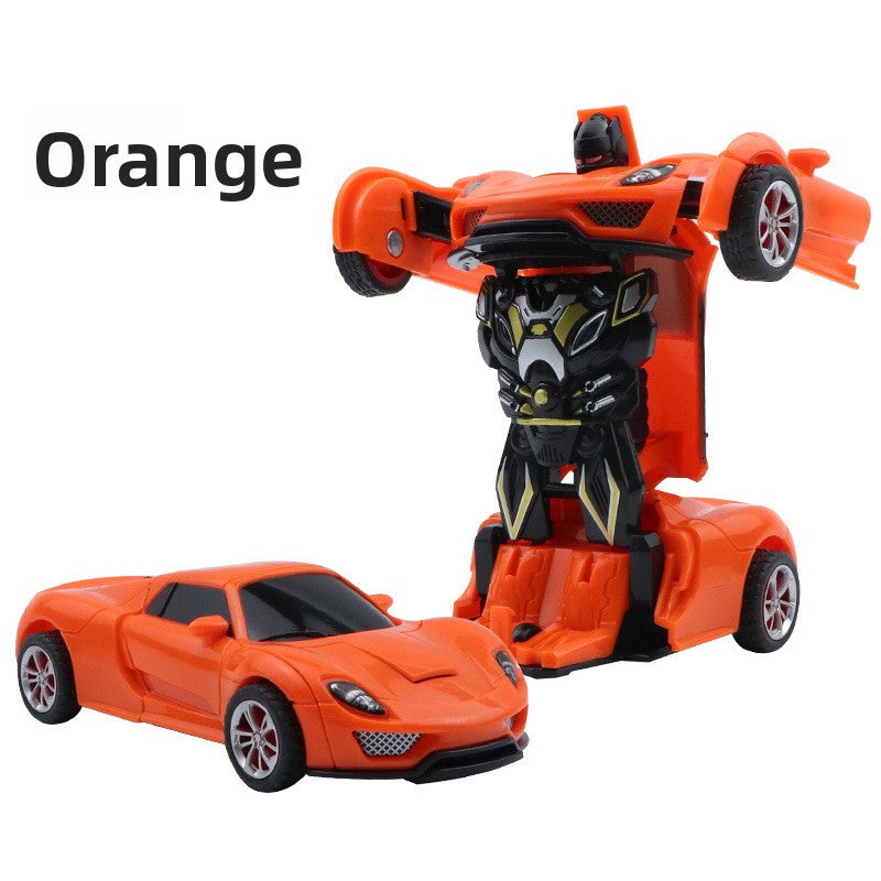 Children's transformable toy car model