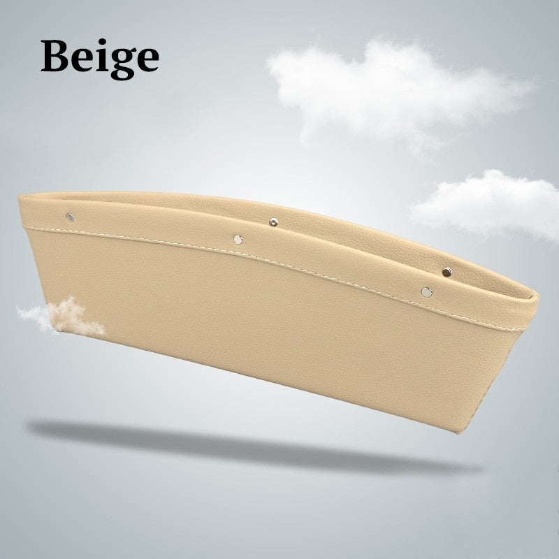 Premium PU Leather Car Seat Gap Organizer