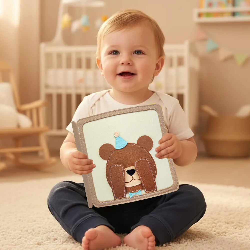 3D Felt Sensory Book for Early Learning