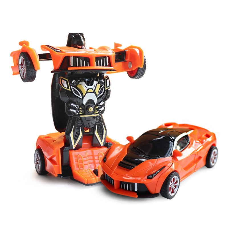 Children's transformable toy car model