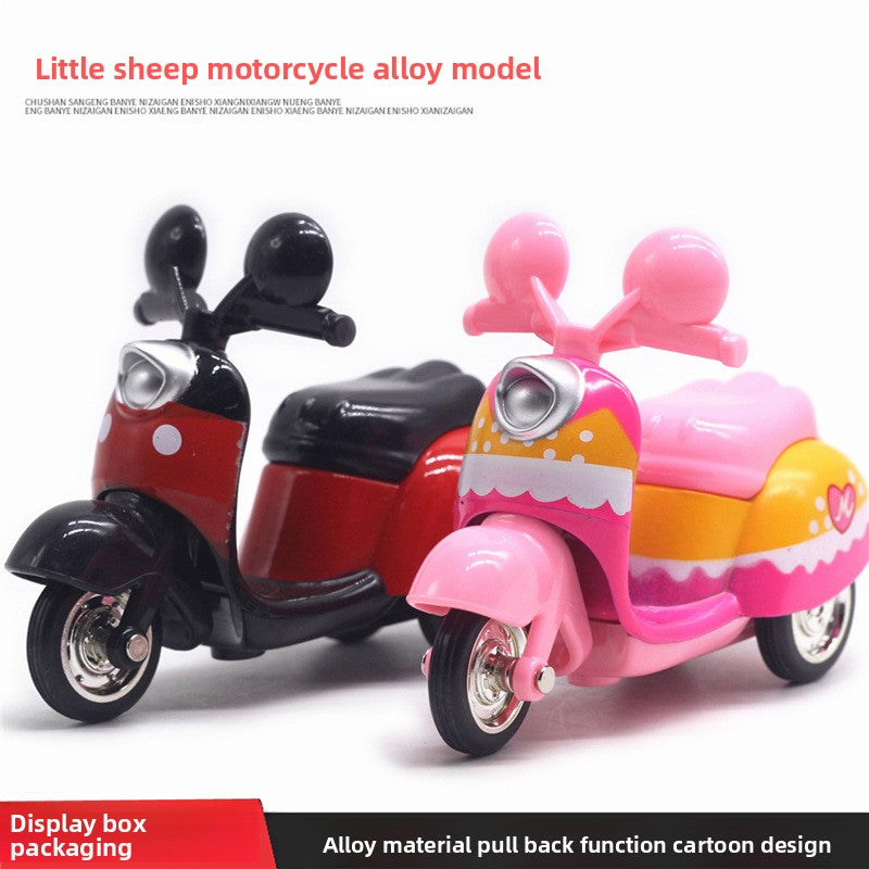 Alloy lady motorcycle model
