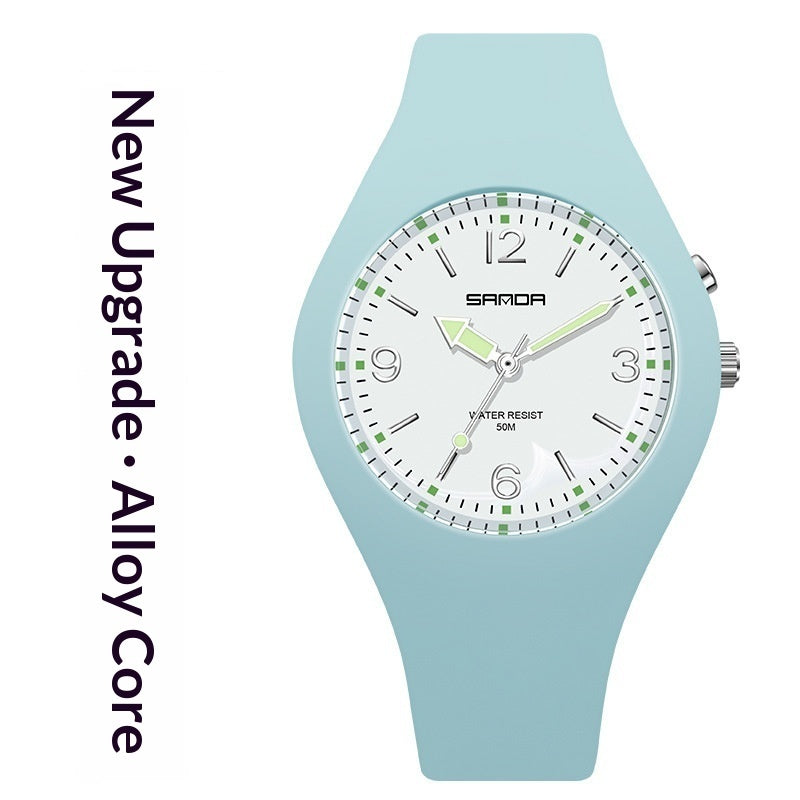 Sleek Sporty Luminous And Waterproof Womens Watch