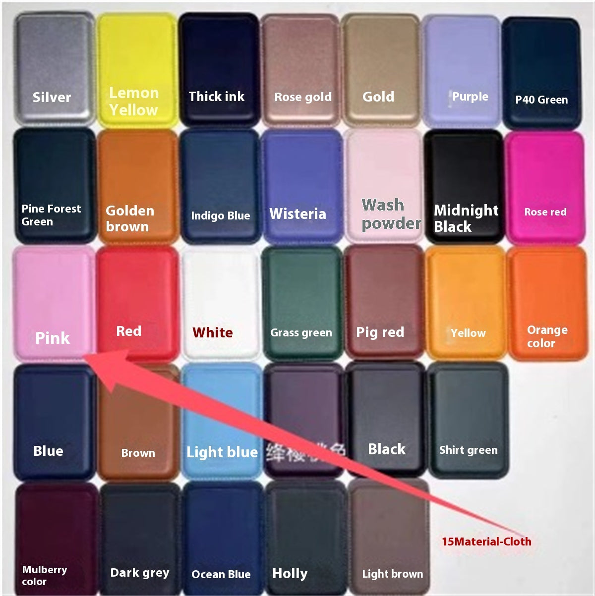Luxury Magnetic Leather Wallet Case for iPhone - MagSafe Compatible