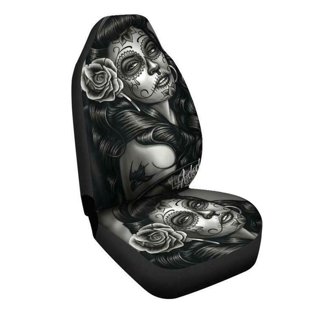Tattooed Woman Automotive Seat Cover