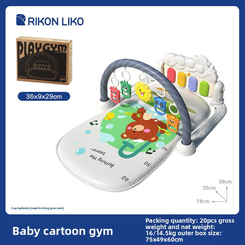Interactive Crawling Game Mat for Infant Motor Skills and Early Sensory Learning Play
