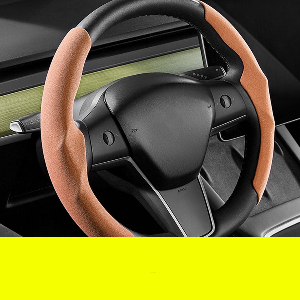 Premium Suede Steering Wheel Covers (Pair)