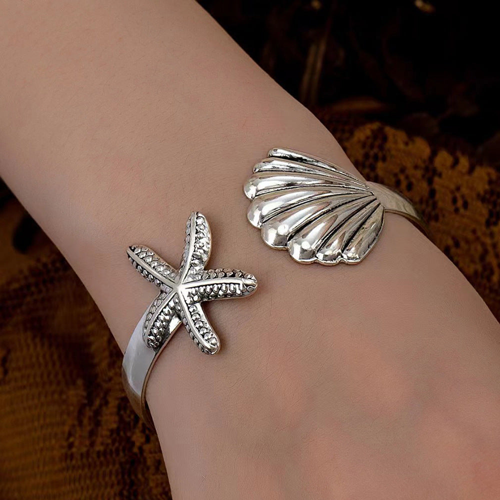 Elegant Personalized Stainless Steel Bracelet In A Beach-resort Style