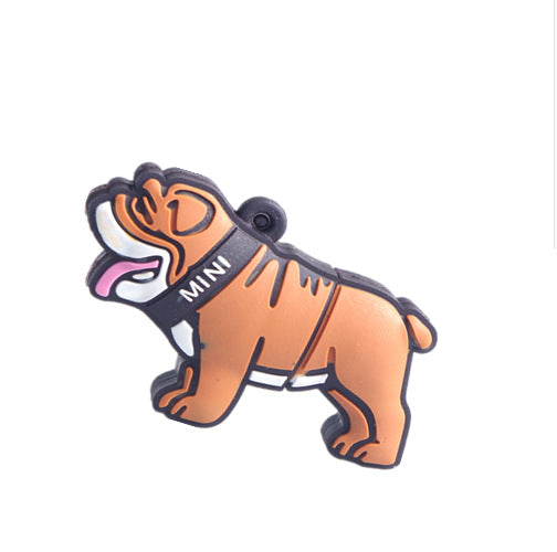 Creative Cute Animal Silicone Bulldog USB Drive (8GB/16GB)