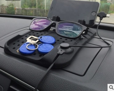 Multifunctional Car Phone Holder with Magnetic Charging