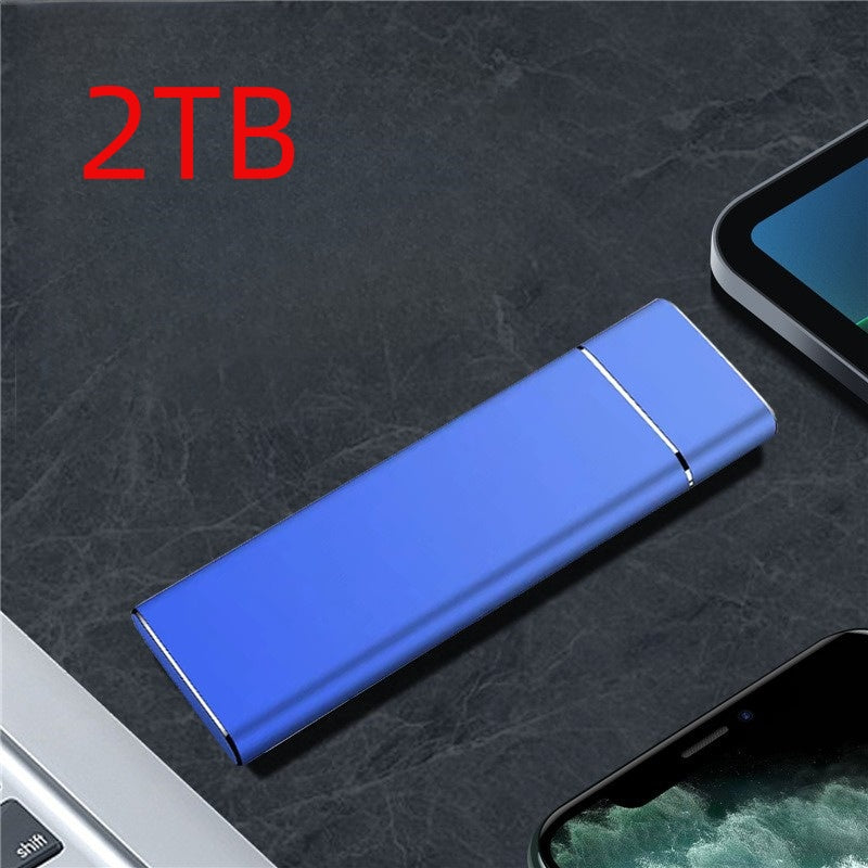 Ultra Slim Portable External Solid State Drive High Speed SSD for Mobile Phone and Computer