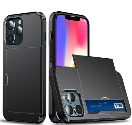 Mobile Phone Card Case - Dual Layer Protection