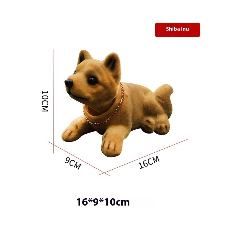 Resin Head-shooking Dog Animal Multi-specification Creative Cute Car Decoration