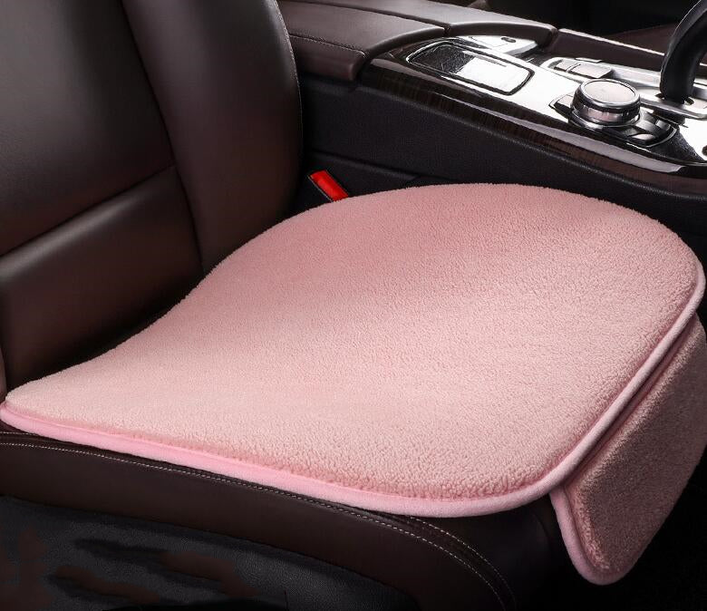 Car Seat Cushion Fleece Plush Winter Seat Cushion Without Backrest Single Piece