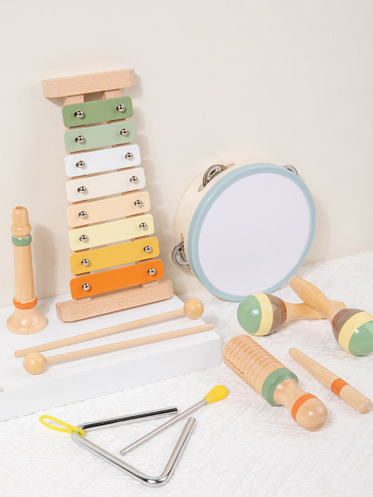 Montessori Wooden Musical Instrument Set for Kids