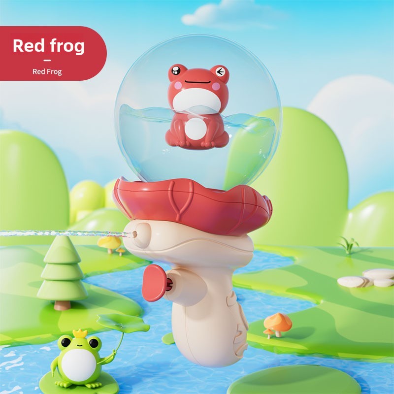 Cartoon LED Press Water Gun for Kids