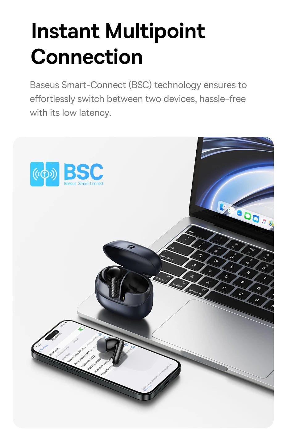Baseus EP10 Pro ANC Wireless Earbuds