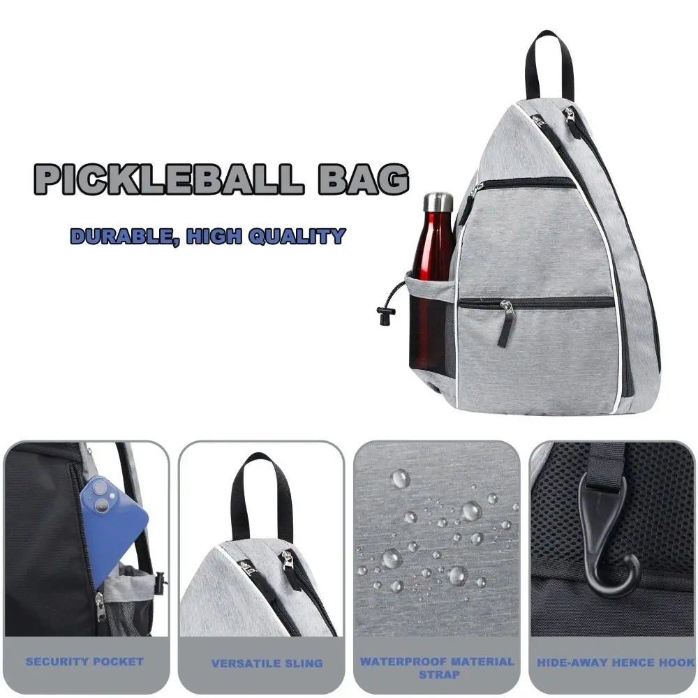 Portable Adjustable Pickleball Rackets Backpack Tennis Racquetball Pickleball Paddle Bag Sports Pickleball Bag Men Women