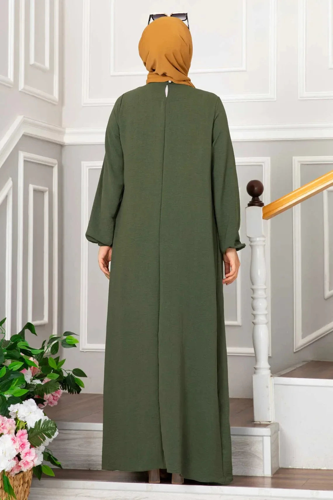 Women Eid Muslim Dress Ramadan Morocco Pleated Party Dresses Dubai Kaftan Islam Vestidos Arab Long Robe Solid Abaya Modest
