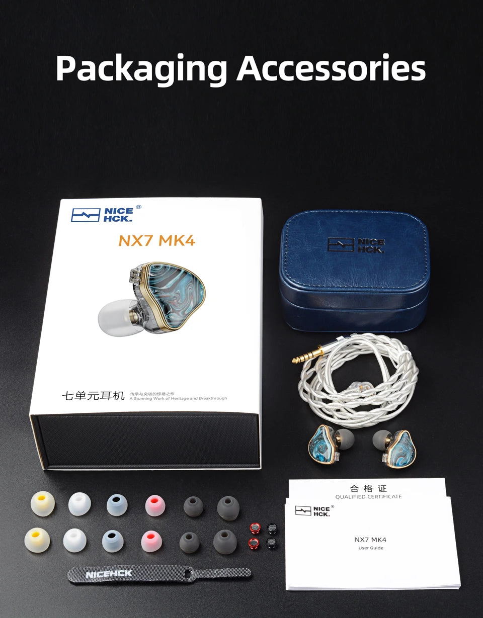 NICEHCK NX7 MK4 Hybrid Audiophile Earphones