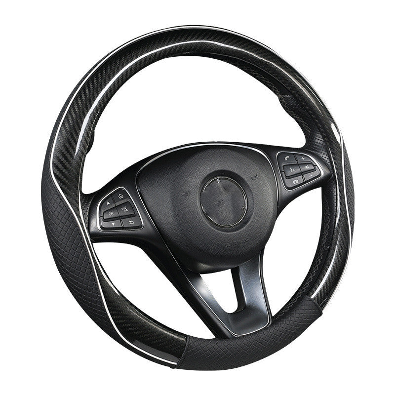 Premium Microfiber Leather Steering Wheel Cover