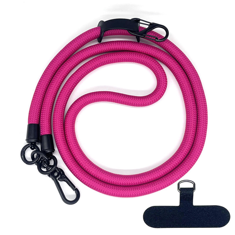 10MM Climbing Rope Mobile Phone Lanyard Gasket Adjustable Crossbody Mobile Phone Strap Camera Strap Rope Anti-lost Neck Rope