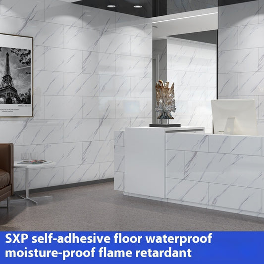Wear-resistant Marble Self-adhesive Simple Installation Quick Installation Easy Cleaning Floor Stickers