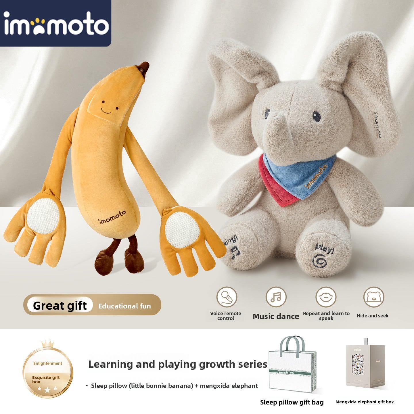 Newborn Soothing Plush Doll with Bluetooth Lullabies