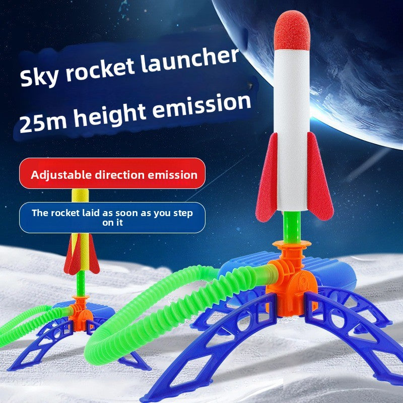 Children's Foot-Powered Luminous Rocket