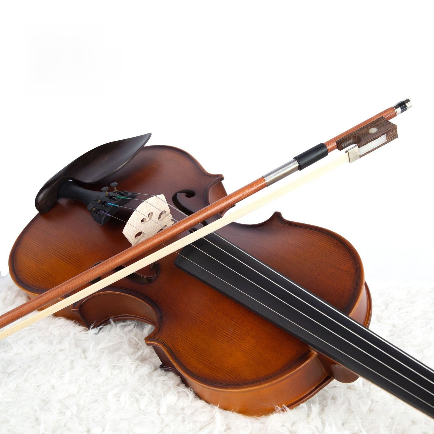 Solid Wood Violin for Beginners