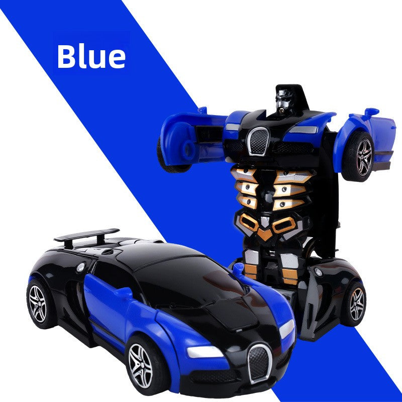 Children's deformation collision deformation car toy