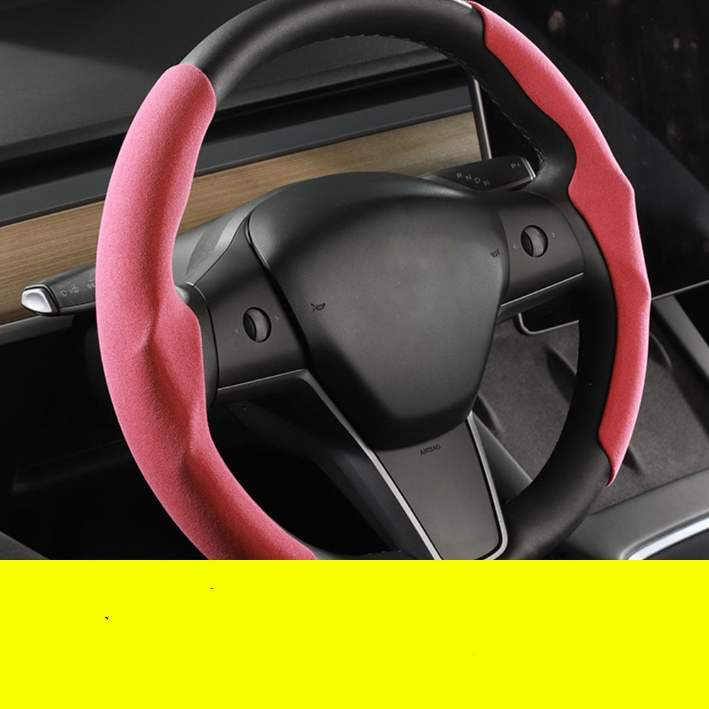 Premium Suede Steering Wheel Covers (Pair)
