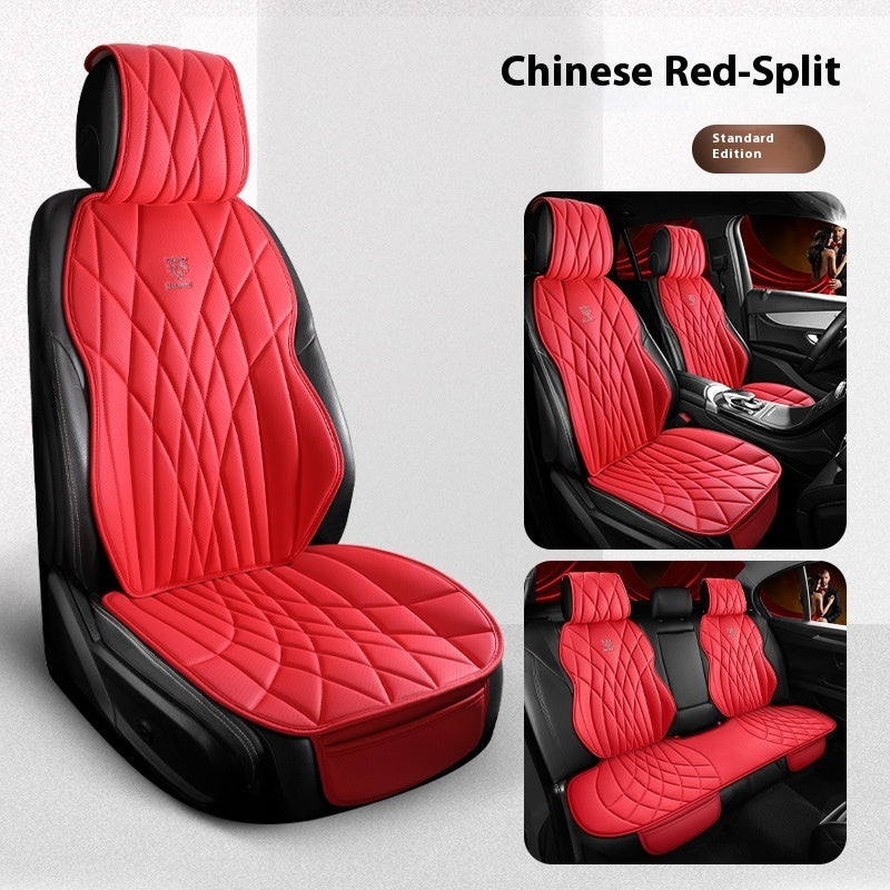 Universal Leatherette Car Seat Covers - Five-Seat Set