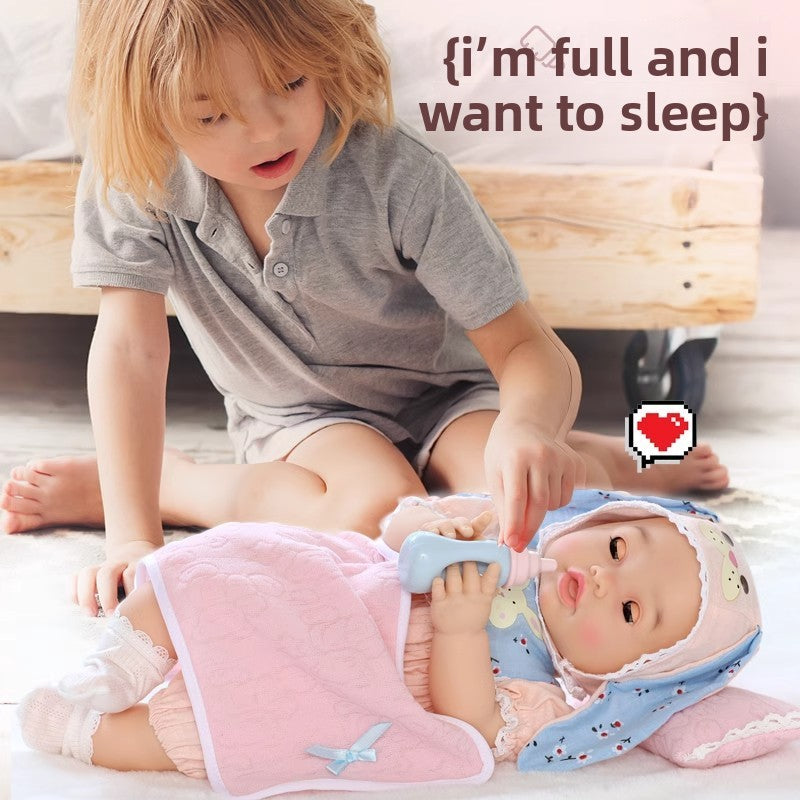 Soft Interactive Baby Doll with Sound and Accessories