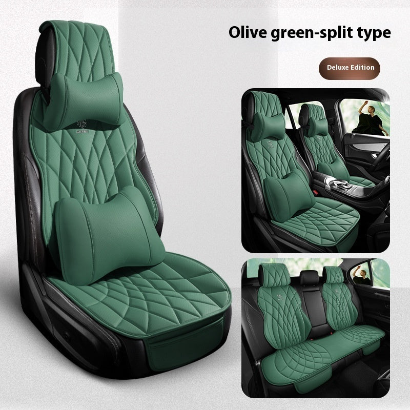 Universal Leatherette Car Seat Covers - Five-Seat Set