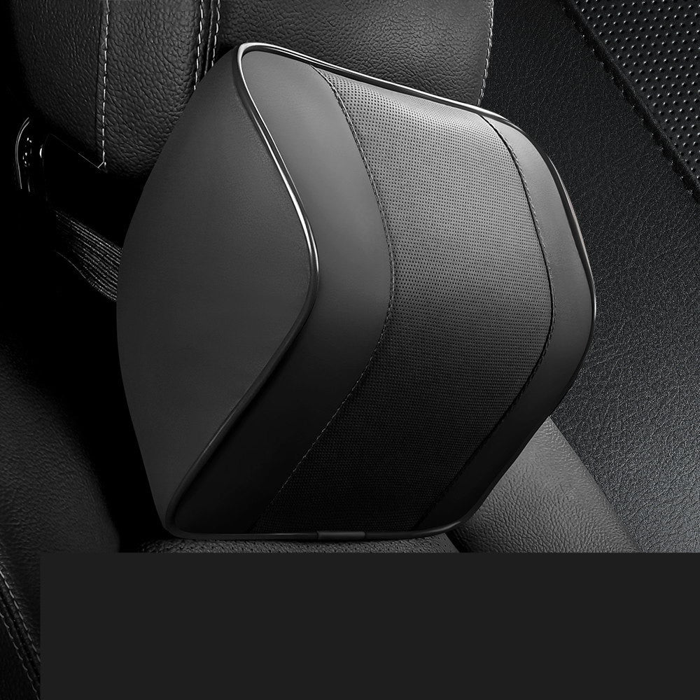 Premium Memory Foam Car Neck & Lumbar Support Pillow