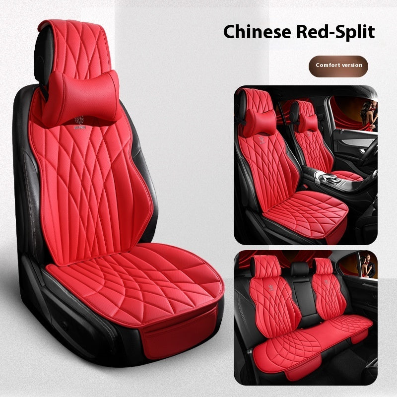 Universal Leatherette Car Seat Covers - Five-Seat Set