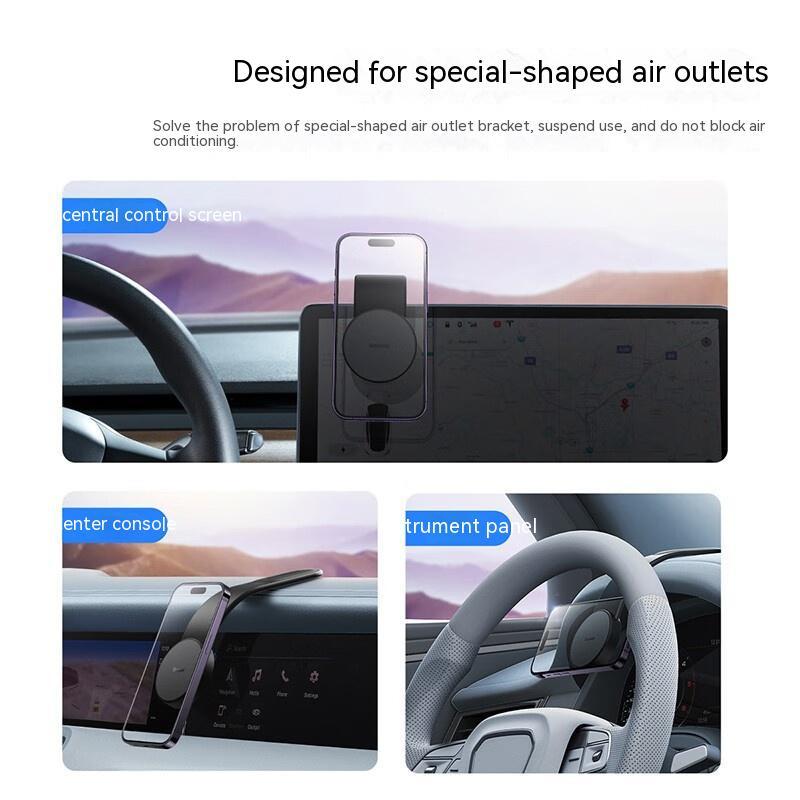 Magnetic Wireless Charging Car Phone Mount