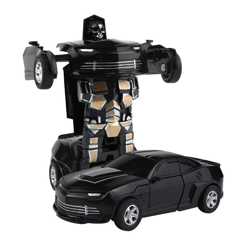 Children's transformable toy car model
