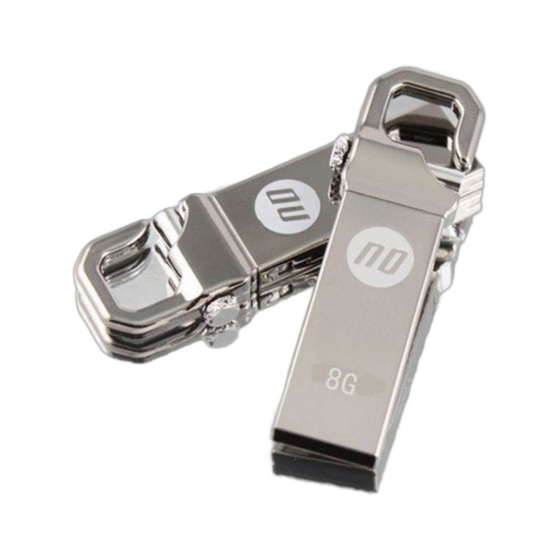 Customizable Metal Keychain USB Drive - Waterproof & Portable